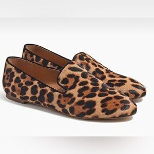 J Crew Leopard Loafers